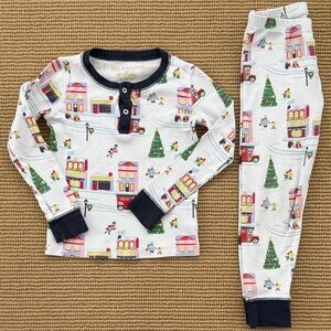 Set #1 of 2, The Beaufort Bonnet Company Kids Holiday Pajamas